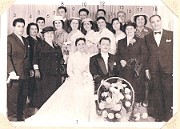 MARIAGE CATHEDRALE D ORAN 30 MARS 1957 DE MICHELINE VALVERDE ET DE JEAN MASEGOSA